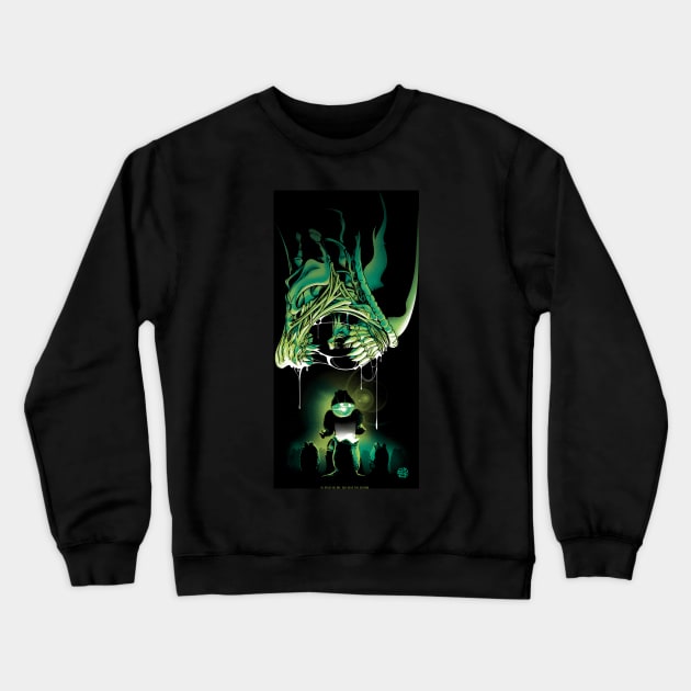 Xenomorph Crewneck Sweatshirt by joshuabudich